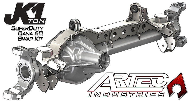 JK 1 Ton Superduty 99-04 Front Dana 60 Swap Kit W/Daystar Bushings Artec Industries - Image 4