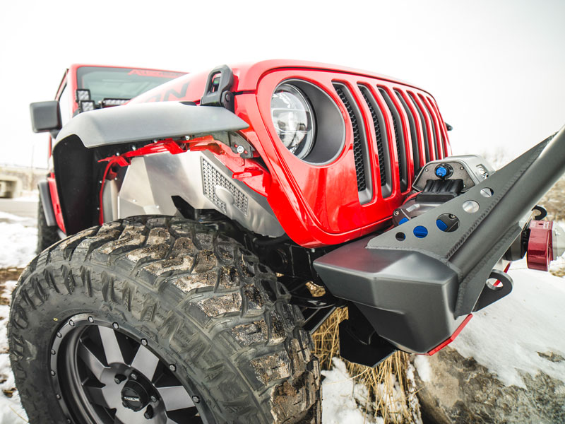 JL / JT Front Inner Fenders - All Engines - Vented Artec Industries - Image 4