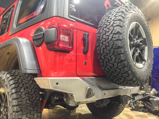 NightHawk Jeep JL Rear Bumper Bare Artec Industries - Image 2