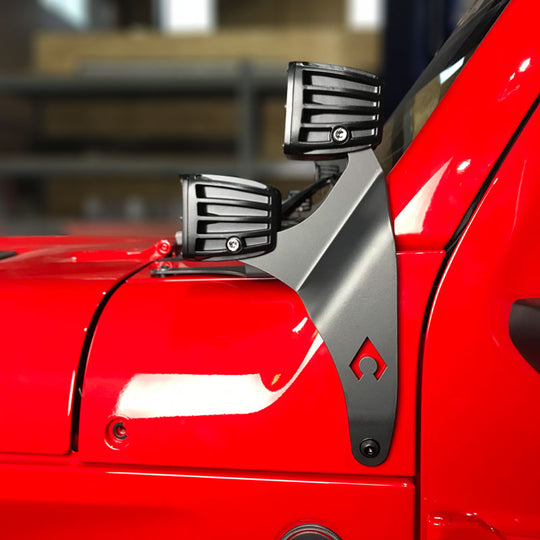 JL A-Pillar Dual Led Cube Light Mount Artec Industries - Image 3