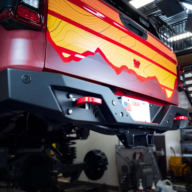 Gladiator JT Rear Bumper with Sensor Holes Artec Industries - Image 3