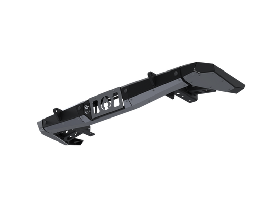07-Up Jeep Wranger/Gladiator High Clearance Rear No Cut Bumper End Pods Raw Steel - Image 2