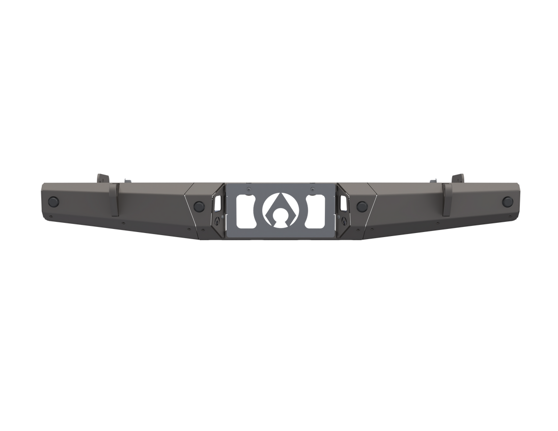 07-Up Jeep Wranger/Gladiator High Clearance Rear Bumper Center Section Black Powdercoat - Image 1