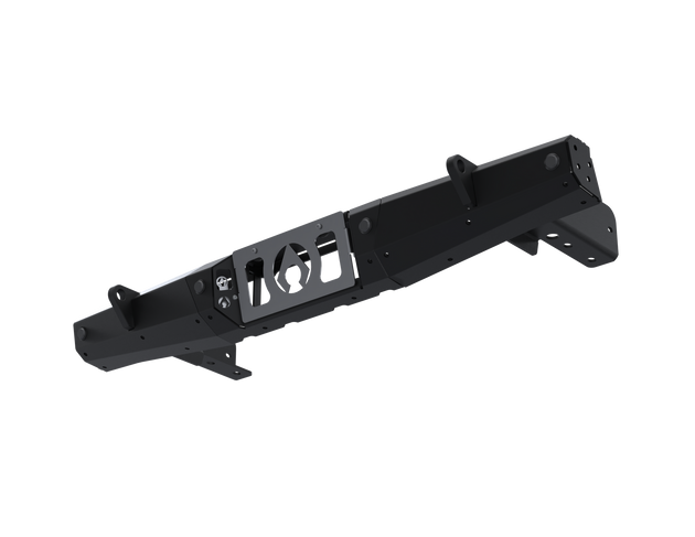 07-Up Jeep Wranger/Gladiator High Clearance Rear Bumper Center Section Black Powdercoat - Image 2