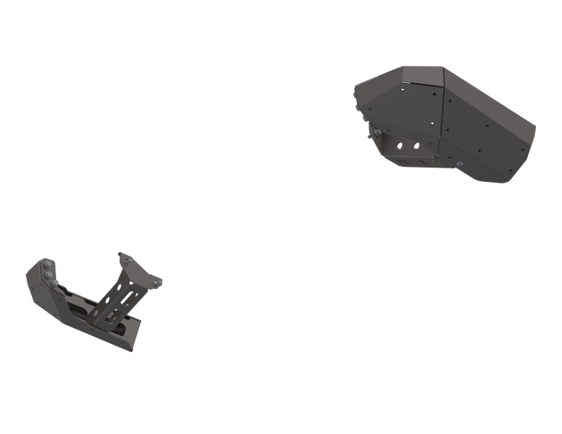 07-Up Jeep Wranger/Gladiator High Clearance Rear Bumper Corner Pods Boatside Cut Powdercoat Steel - Image 1