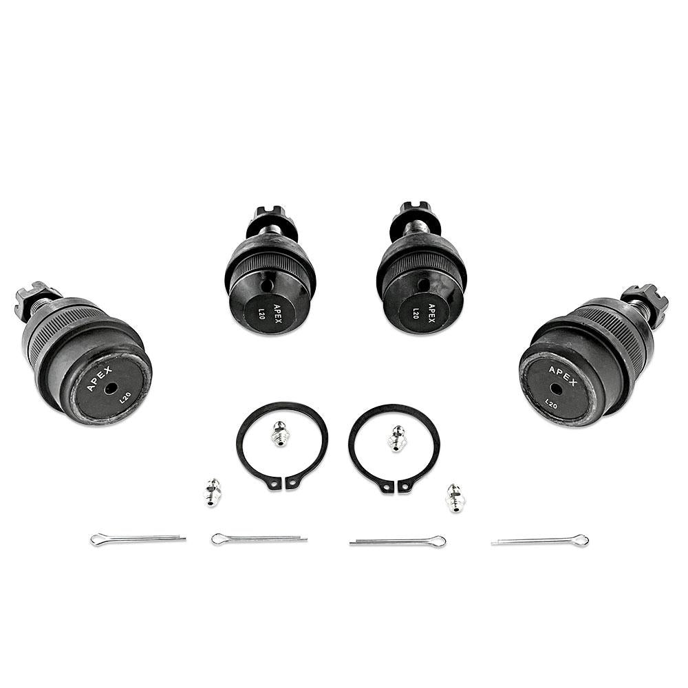 Apex Chassis Heavy Duty Ball Joint Kit Fits: 07-18 Jeep Wrangler JK  99-04 Jeep Grand Cherokee Includes: 2 Upper & 2 Lower - Image 3