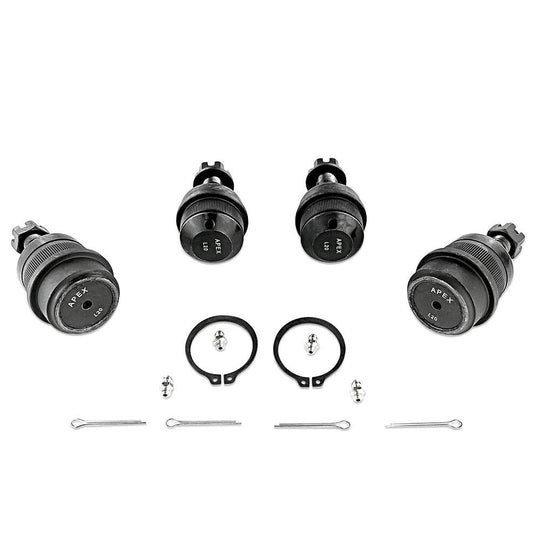 Apex Chassis Heavy Duty Ball Joint Kit Fits: 07-18 Jeep Wrangler JK  99-04 Jeep Grand Cherokee Includes: 2 Upper & 2 Lower - Image 3