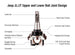 Apex Chassis Heavy Duty Ball Joint Kit Fits: 19-26 Jeep Gladiator JT 18-26 Jeep Wrangler JL/JLU Rubicon Mohave Sahara Sport Includes 1 Upper & 1 Lower - Image 2