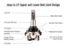 Apex Chassis Heavy Duty Ball Joint Kit Fits:19-22 Jeep Gladiator JT 18-22 Jeep Wrangler JL/JLU Rubicon Mohave Sahara Sport Includes: 2 Upper & 2 Lower - Image 2
