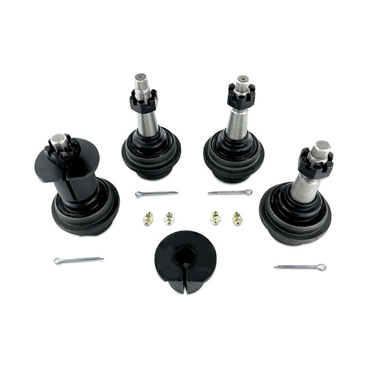 Apex Chassis Heavy Duty Knurled Ball Joint Kit 19-22 Jeep Gladiator JT 18-22 Jeep Wrangler JL/JLU Rubicon Mohave Sahara Sport Includes: 2 Upper and 2 Lower Apex Chassis - Image 1