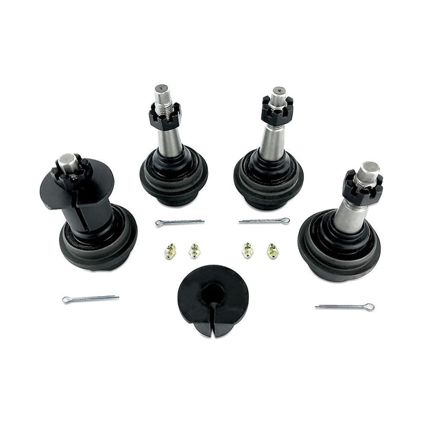 Apex Chassis Heavy Duty Knurled Ball Joint Kit 19-22 Jeep Gladiator JT 18-22 Jeep Wrangler JL/JLU Rubicon Mohave Sahara Sport Includes: 2 Upper and 2 Lower Apex Chassis - Image 1