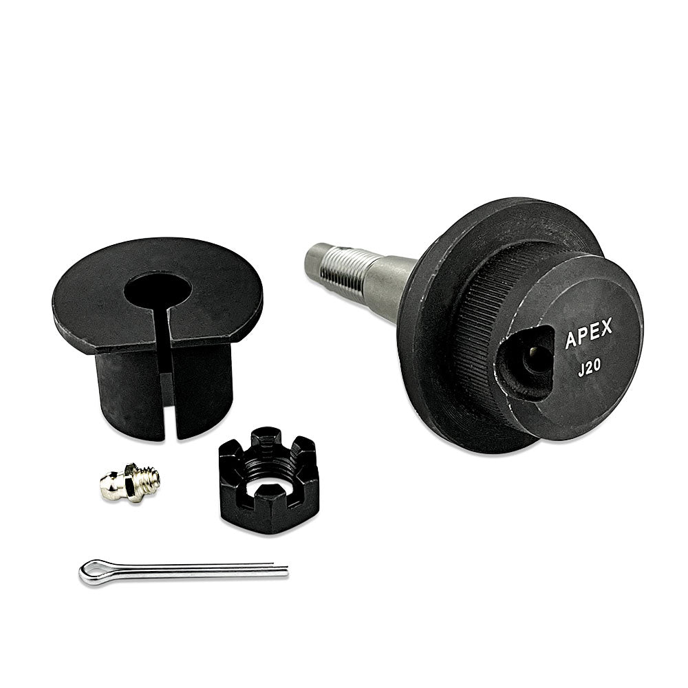 Apex Chassis Heavy Duty Knurled Ball Joint Kit 19-22 Jeep Gladiator JT 18-22 Jeep Wrangler JL/JLU Rubicon Mohave Sahara Sport Includes: 2 Upper and 2 Lower Apex Chassis - Image 4