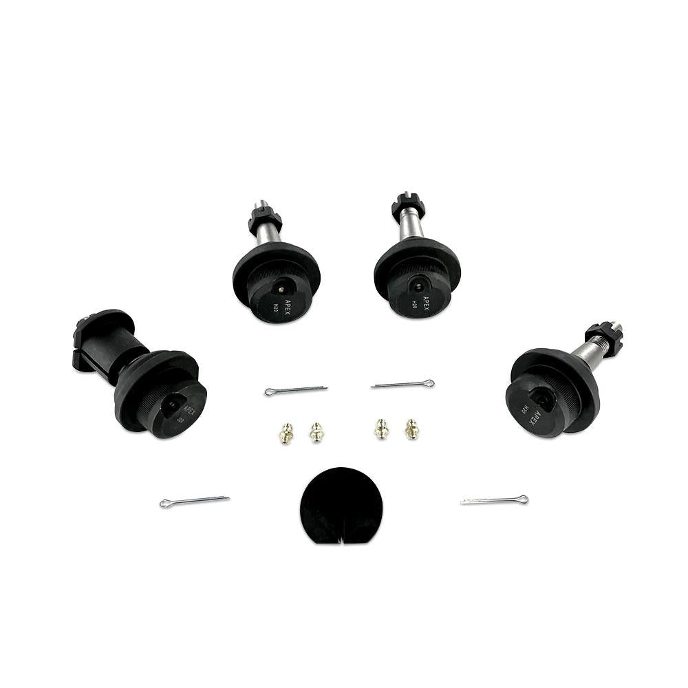 Apex Chassis Heavy Duty Ball Joint Kit Fits: 19-22 Jeep Gladiator JT 18-22 Jeep Wrangler JL/JLU Rubicon Mohave Sahara Sport Includes: 2 Upper & 2 Lower - Image 3
