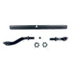 Apex Chassis Heavy Duty 2.5 Ton No Flip Drag Link Assembly in Black Anodized Aluminum Fits: 19-22 Jeep Gladiator JT 18-22 Jeep Wrangler JL/JLU. Note: This NO-FLIP kit fits a Dana 44 & Dana 30 axles with a lift of 4.5 inches or less - Image 1