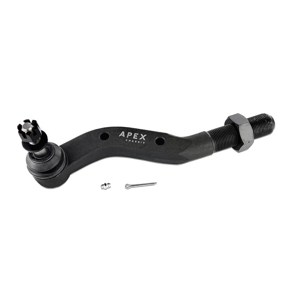 Apex Chassis Heavy Duty 2.5 Ton Tie Rod Assembly in Polished Aluminum Fits: 19-22 Jeep Gladiator JT 18-22 Jeep Wrangler JL/JLU Rubicon Mohave Sahara Sport. Note: This kit fits a Dana 44 axle. - Image 3