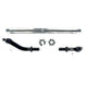 Apex Chassis Heavy Duty 2.5 Ton No Flip Drag Link Assembly in Polished Aluminum Fits: 19-22 Jeep Gladiator JT 18-22 Jeep Wrangler JL/JLU Rubicon Mohave Sahara Sport. Note: This NO-FLIP kit fits Dana 44 & Dana 30 axles with a lift of 4.5 inches or less - Image 1