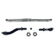Apex Chassis Heavy Duty 2.5 Ton Flipped Drag Link Assembly in Polished Aluminum Fits: 19-22 Jeep Gladiator JT 18-22 Jeep Wrangler JL. Note: This FLIP kit fits Dana 44 & Dana 30 axles with a lift exceeding 4.5 inches. Requires drilling the knuckle. - Image 1