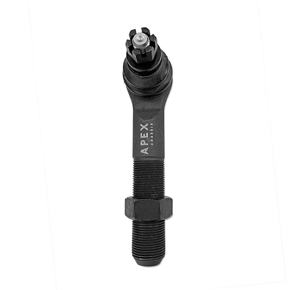 Apex Chassis Heavy Duty Tie Rod & Drag Link Assembly in Black Anodized Aluminum Fits:  07-18 Jeep Wrangler JK JKU Rubicon Sahara Sport. Note this FLIP kit fits vehicles with a lift exceeding 3.5 inches. This kit requires drilling the knuckle. - Image 1