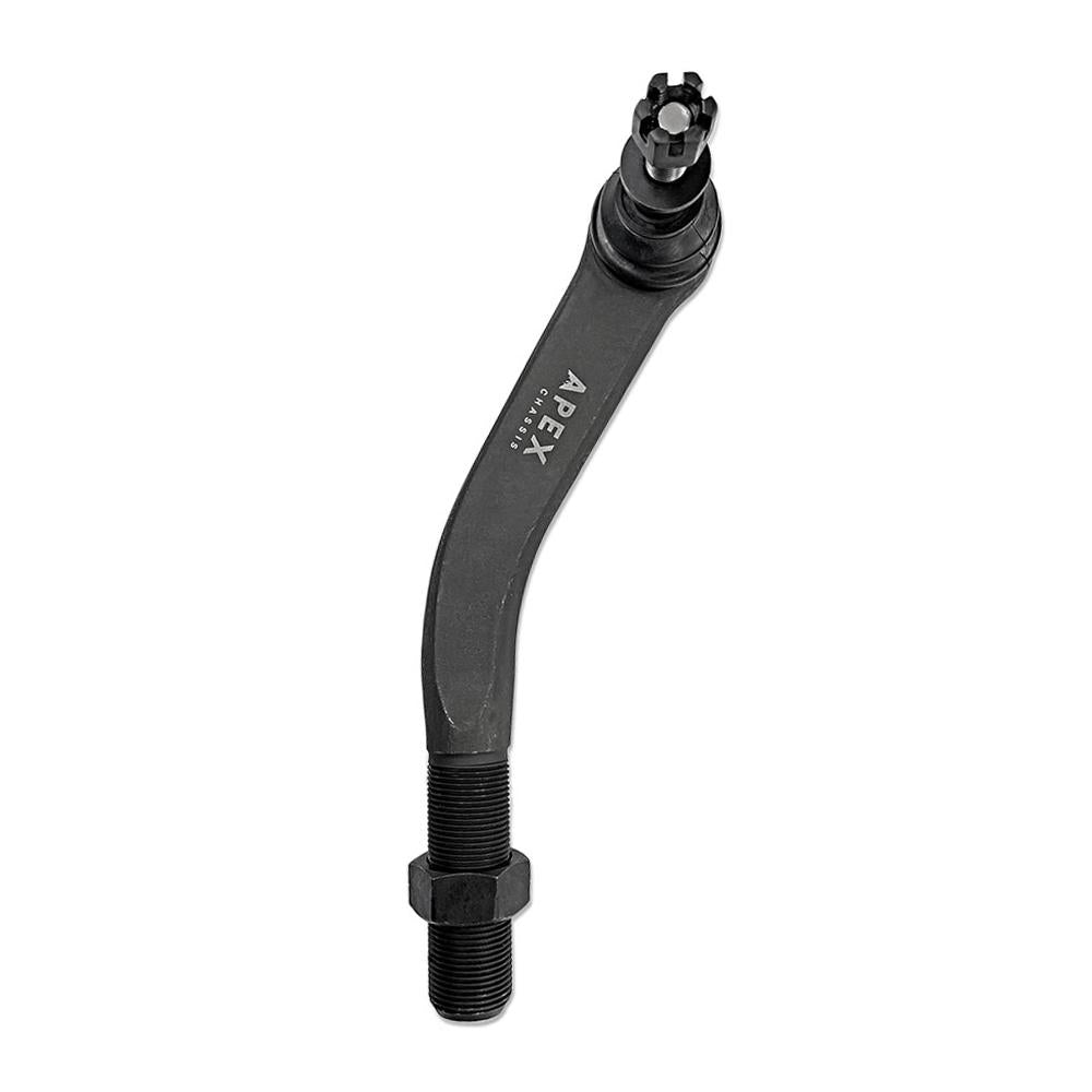 Apex Chassis Heavy Duty Tie Rod & Drag Link Assembly in Black Anodized Aluminum Fits:  07-18 Jeep Wrangler JK JKU Rubicon Sahara Sport. Note this FLIP kit fits vehicles with a lift exceeding 3.5 inches. This kit requires drilling the knuckle. - Image 2