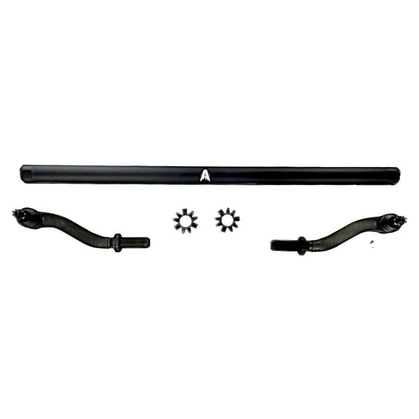 Apex Chassis Heavy Duty JK 2.5 Ton Heavy Duty Tie Rod Assembly in Black Anodized Aluminum. Fits: 07-18 Jeep Wrangler JK JKU Rubicon Sahara Sport - Image 1