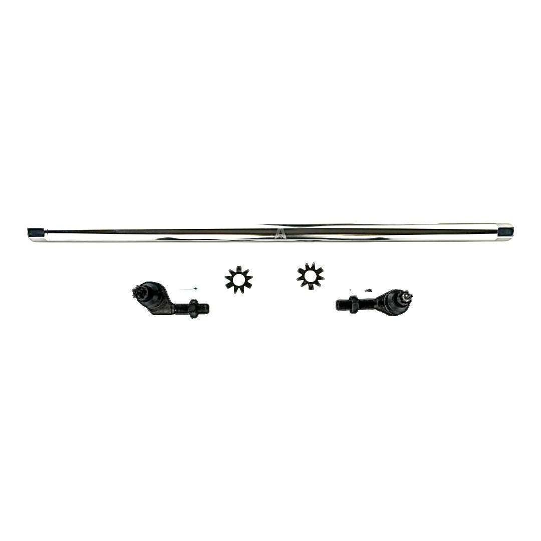 Jeep Wrangler JK - 1 Ton Drag Link Kit - Polished Aluminum - No Flip Apex Chassis - Image 1