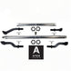 Heavy Duty Polished Aluminum Tie Rod and Drag Link Axle Swap Kit 05-11 Super Duty Jeep JK for Axle Upgrade Options Only Apex Chassis - Image 1