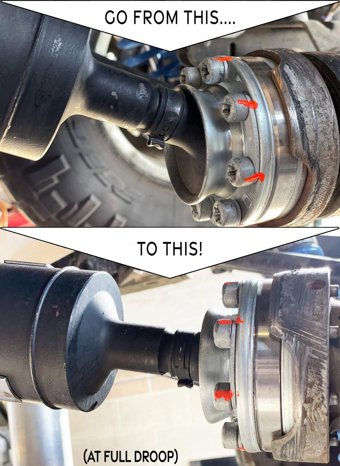 JT Gladiator Geometry Correction Axle Brackets for Rear Upper Control Arms RockJock 4X4 - Image 3