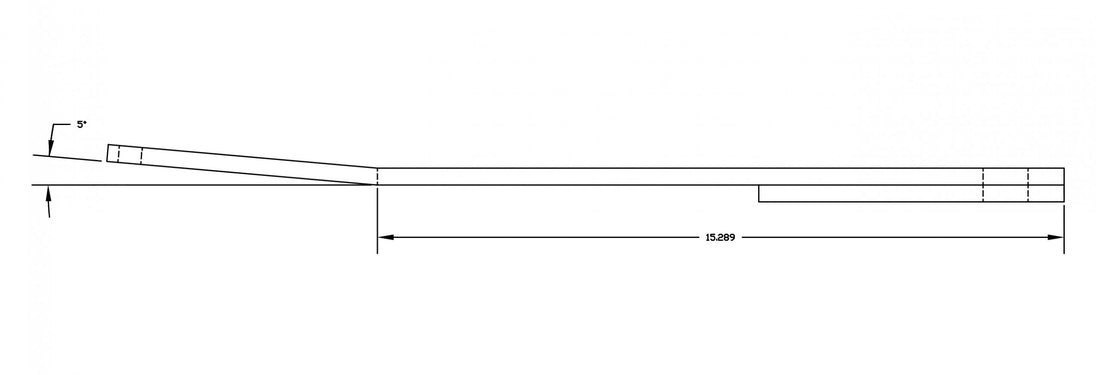 Antirock Fabricated Steel Sway Bar Arms 07-18 Wrangler JK Bent Style 21 Inch Long OAL 19.5 Inch C-C Slight Bend Includes Stickers Pair RockJock 4x4 - Image 2