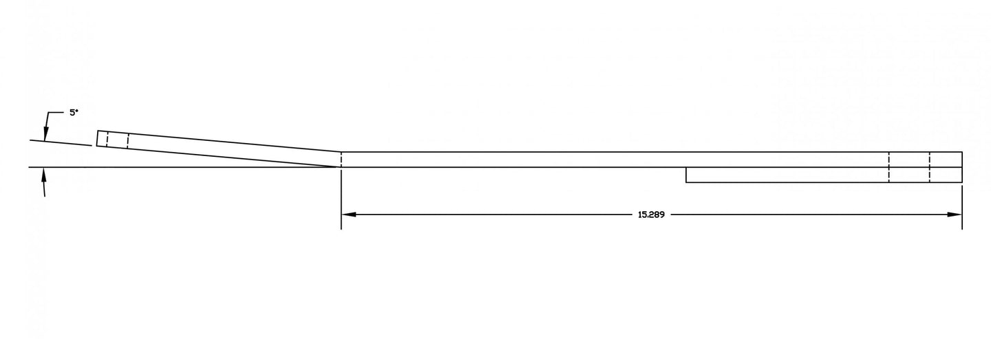 Antirock Fabricated Steel Sway Bar Arms 07-18 Wrangler JK Bent Style 21 Inch Long OAL 19.5 Inch C-C Slight Bend Includes Stickers Pair RockJock 4x4 - Image 2