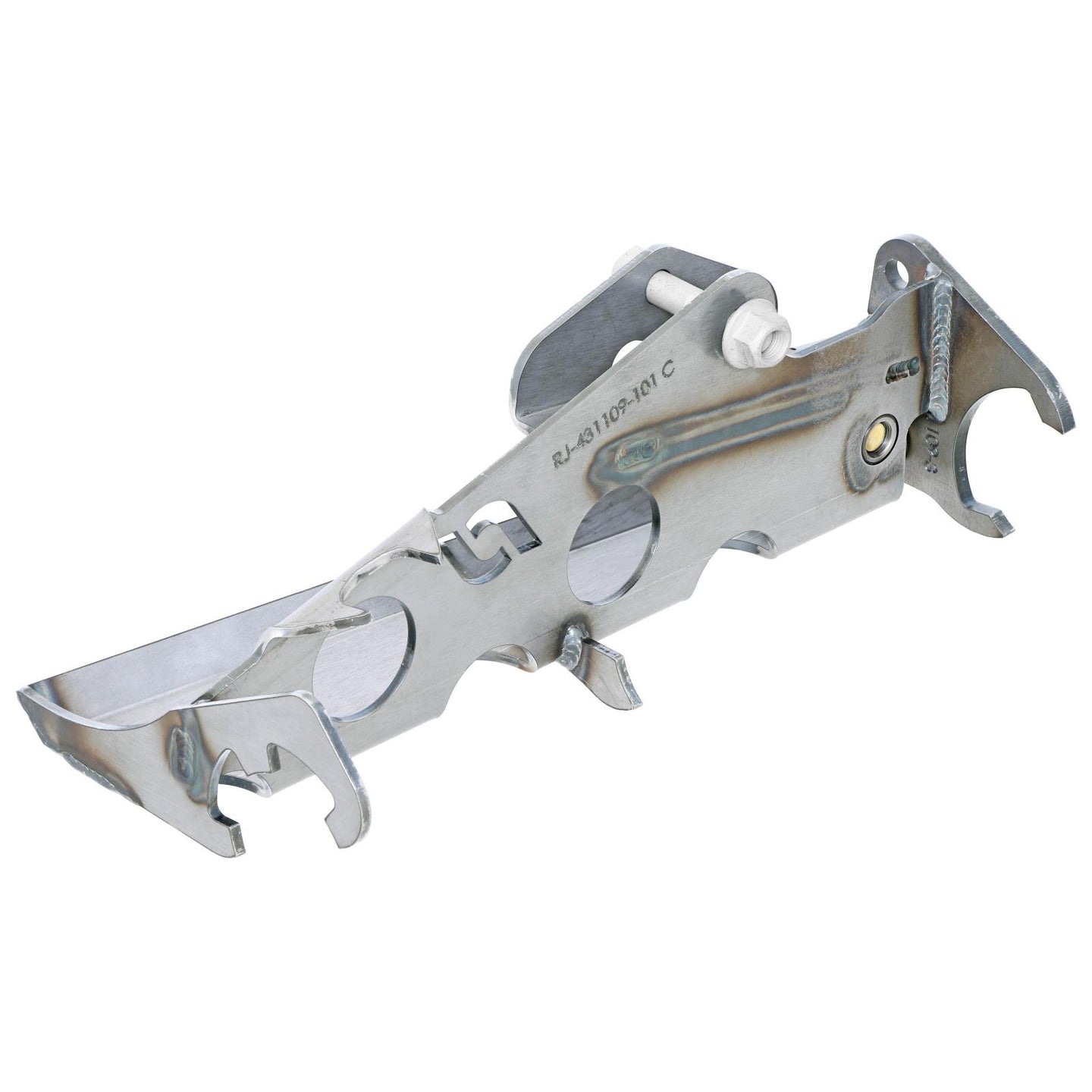 Currectlync Wrangler JK High Steer Front Trac Bar Relocation And Ram Assist Steering Mount Axle Bracket RockJock 4x4 - Image 2