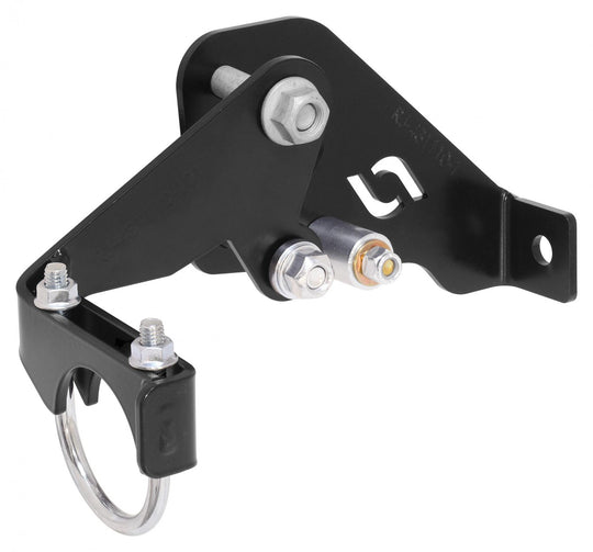 Currectlync Wrangler JK High Steer Front Trac Bar Relocation And Steering Stabilizer Shock Mount Axle Bracket RockJock 4x4 - Image 2