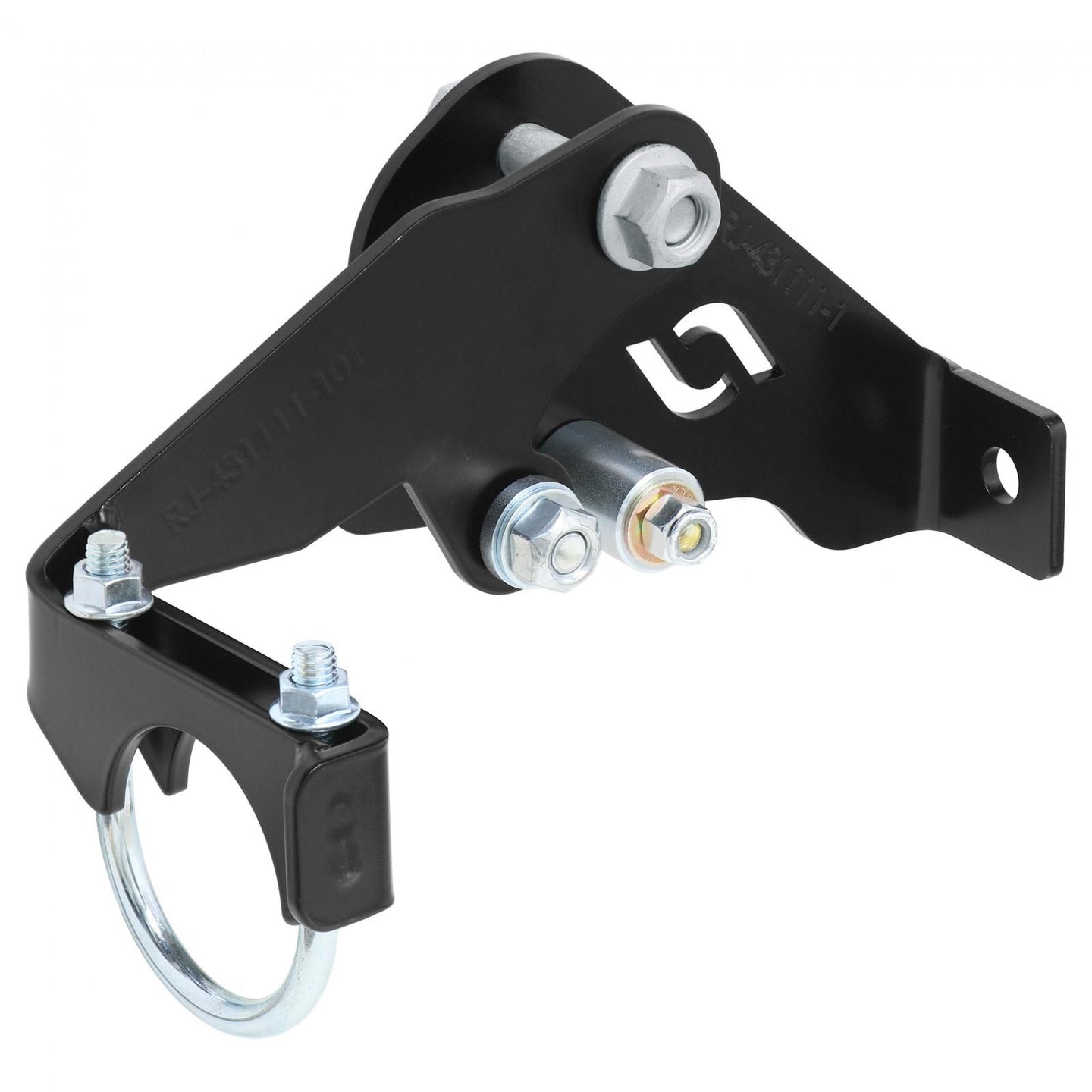 Currectlync Wrangler JK High Steer Front Trac Bar Relocation And Steering Stabilizer Shock Mount Axle Bracket For Use With Jeep JL/JT Trac Bar RockJock 4x4 - Image 2