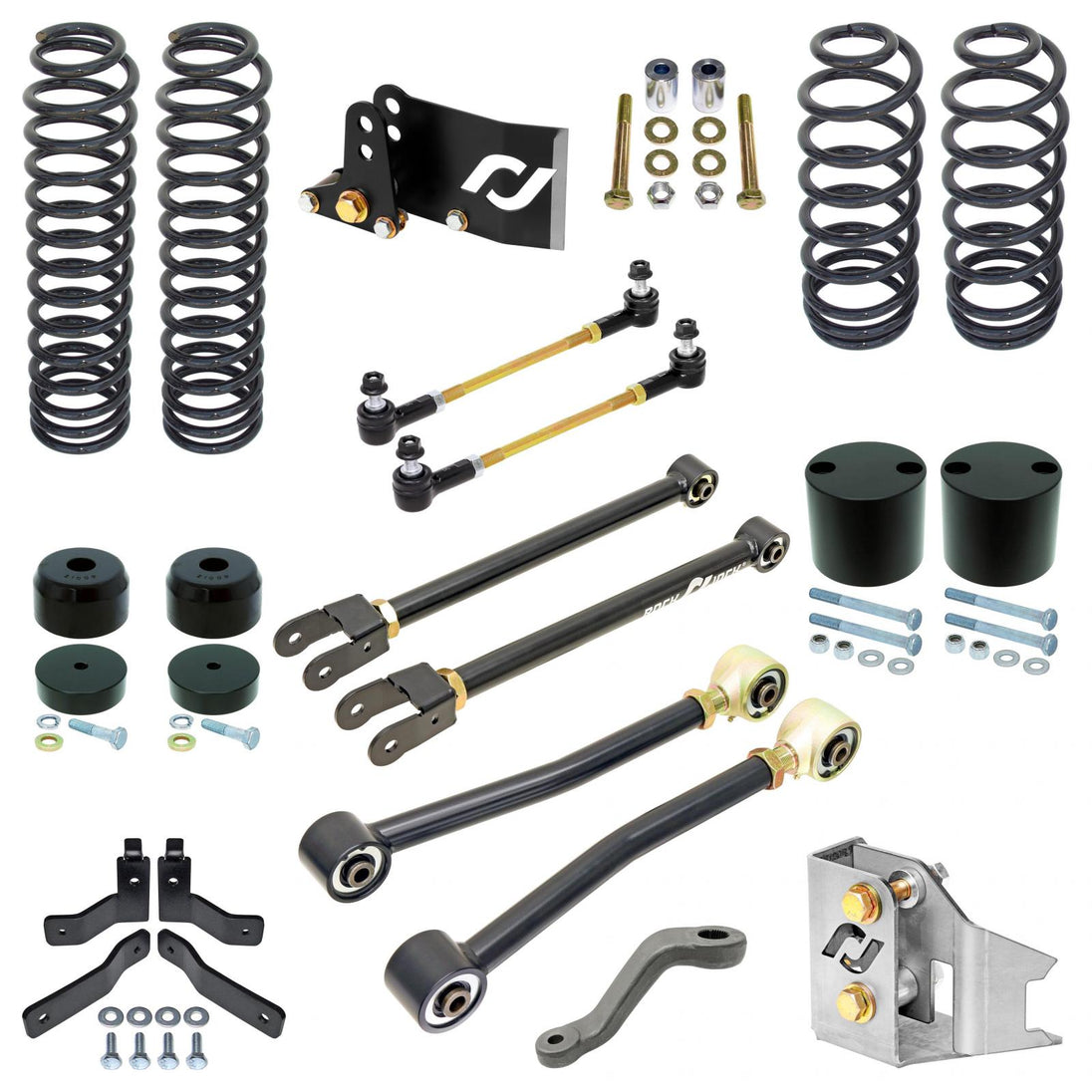 Sport Edition Johnny Joint Suspension System for JK Wrangler (2-door) 4 Inch lift RockJock 4X4 - Image 1