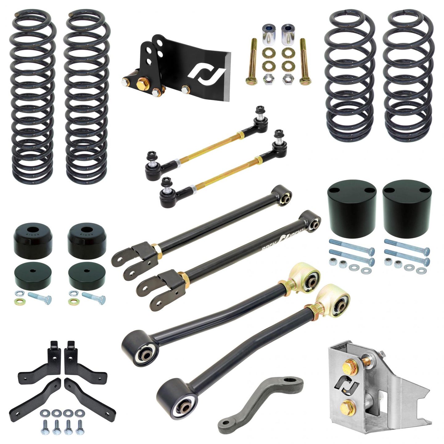 Sport Edition Johnny Joint Suspension System for JK Wrangler Unlimited (4-door) 4 Inch lift RockJock 4X4 - Image 1