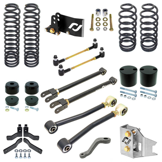 Sport Edition Johnny Joint Suspension System for JK Wrangler Unlimited (4-door) 4 Inch lift RockJock 4X4 - Image 1
