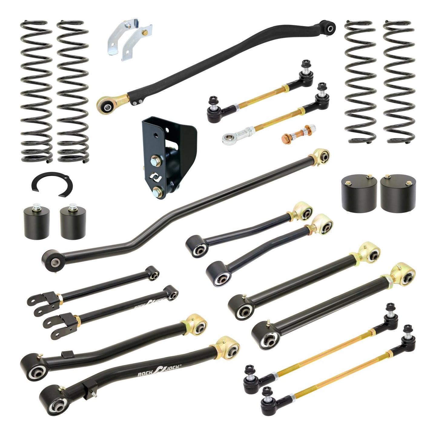 Pro Edition Johnny Joint Suspension System For Wrangler JL 4Xe Hybrid 3.5 Inch Lift RockJock 4x4 - Image 1