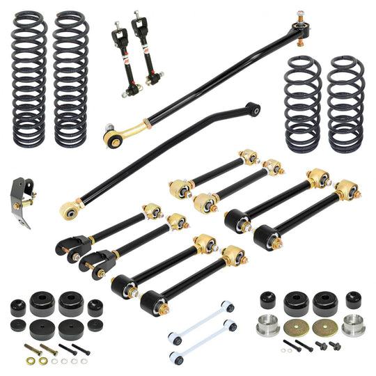 Pro Edition Johnny Joint Suspension System for TJ 4 Inch lift RockJock 4X4 - Image 1