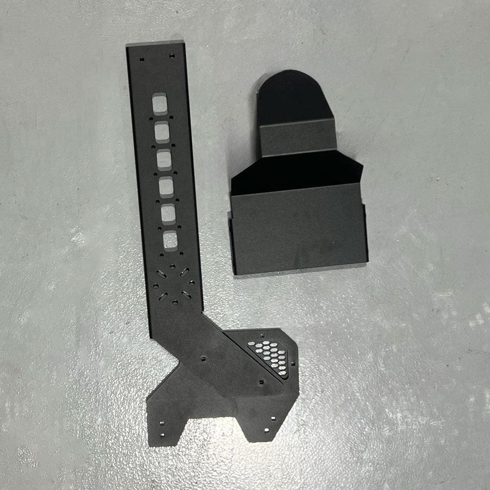 2020-2023 Jeep Gladiator Overland Rack Rear Quarter Side Rails Rock Slide Engineering - Image 2