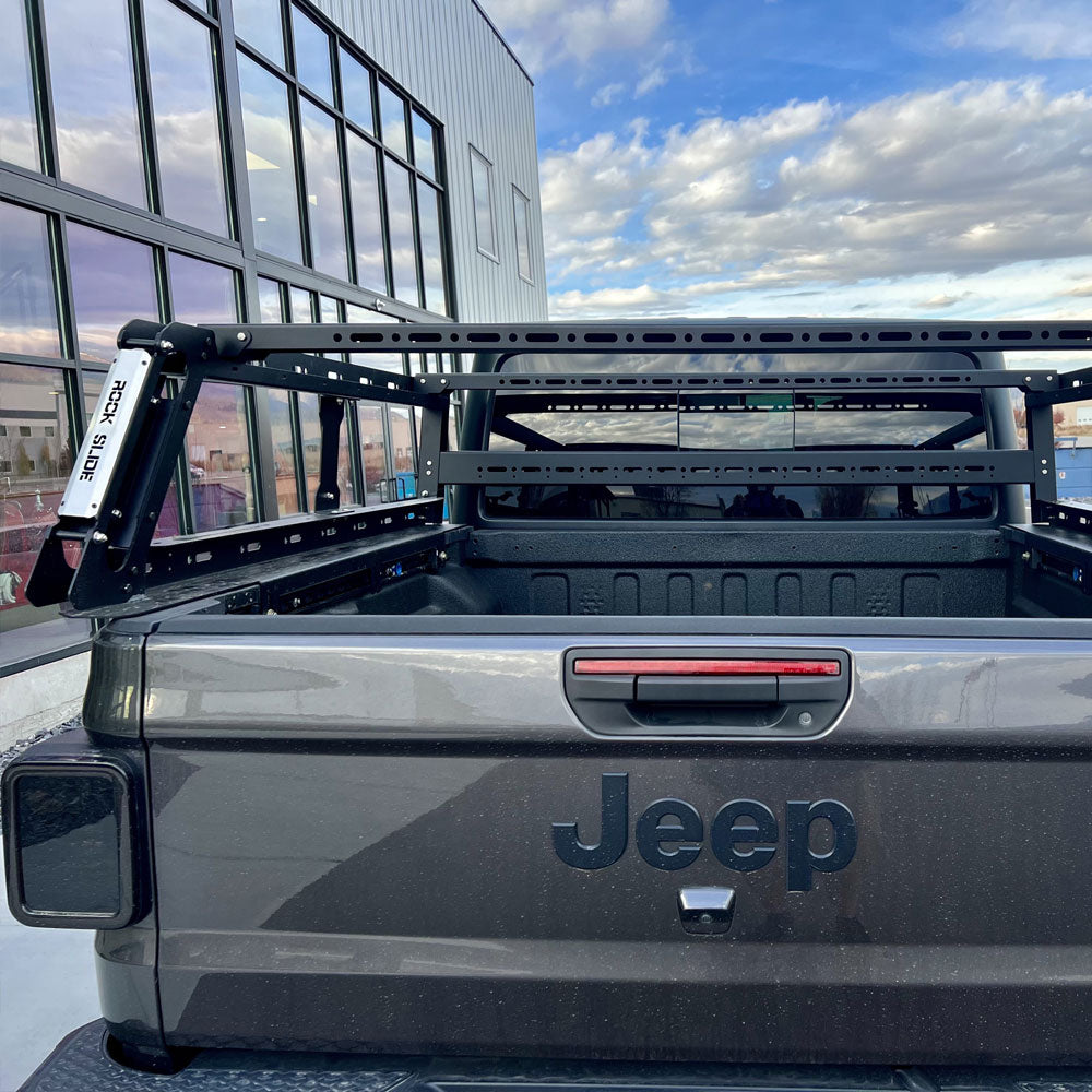 Overland Truck Bed Rack Deluxe Kit Rock Slide Engineering - Image 1