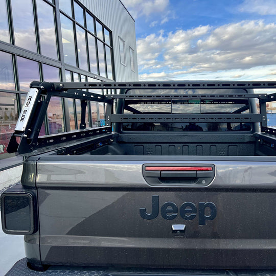 Overland Truck Bed Rack Deluxe Kit Rock Slide Engineering - Image 1