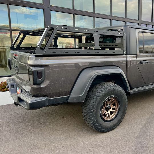 Overland Truck Bed Rack Deluxe Kit Rock Slide Engineering - Image 3