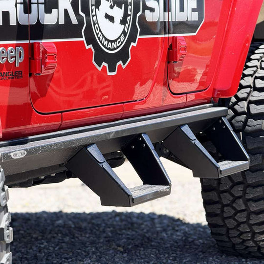 7 Inch Removable Drop Step For The Deluxe Rock Rail Rock Slide Engineering - Image 1