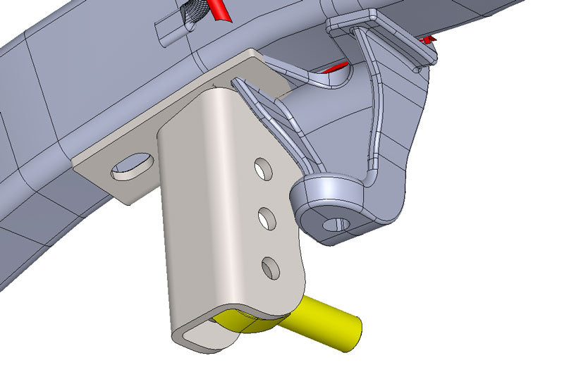 Jeep TJ Trackbar Mount 97-06 Wrangler TJ 2.5 3.5 Inch Stretch Artec Industries - Image 3