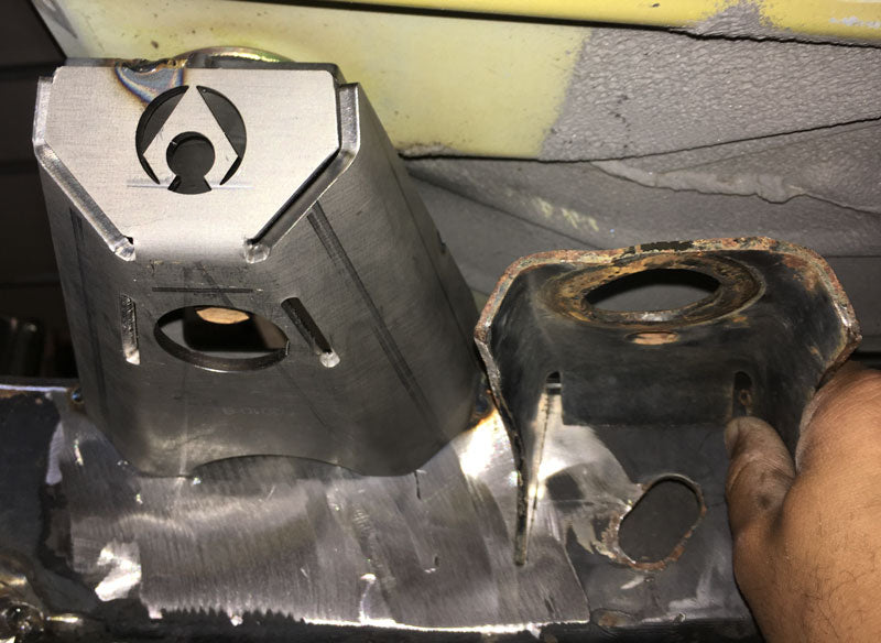Jeep TJ Boatside Body Mounts 97-06 Wrangler TJ 1.25 Inch Lift Artec Industries - Image 3