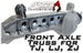 D30 Front Axle Truss For TJ LJ ZJ Artec Industries - Image 2