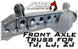 D30 Front Axle Truss For TJ LJ ZJ Artec Industries - Image 2