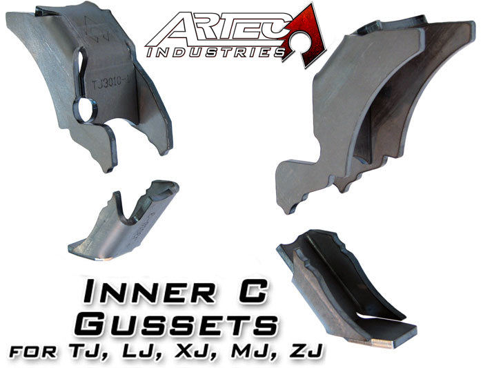 Dana 30 Inner C Gussets Artec Industries - Image 1
