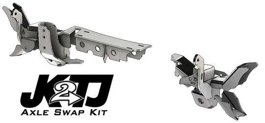 JK2TJ Front Axle Swap Kit Dana 44 Rubicon LCA Brackets W/Standard Hole Artec Industries - Image 1
