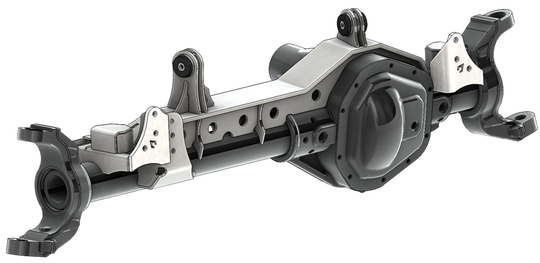 TJ 1 Ton Front Dana 60 85-97 Swap Kit W/Currie Johnny Joints Artec Industries - Image 1