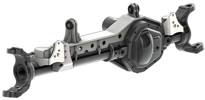 TJ 1 Ton Front Dana 60 85-97 Swap Kit W/Adjustable Truss Upper Link Mount Single Artec Industries - Image 1